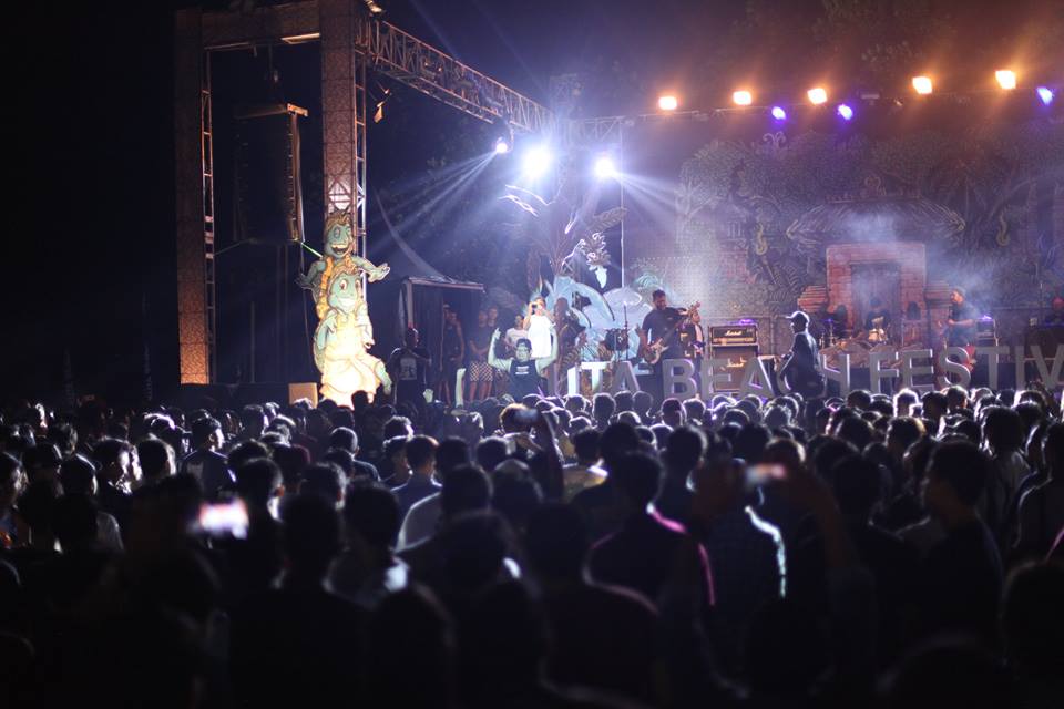 In October, the lively beach resort of Kuta will become draped in colour and filled with music. Image: www.facebook.com/pg/kutabeachfestival