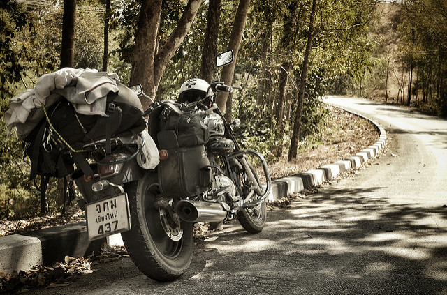 motorcycling in thailand