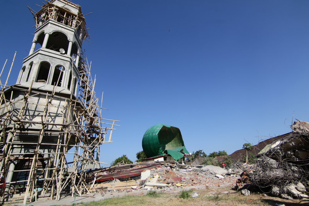 Earhquake aftermath in Lombok