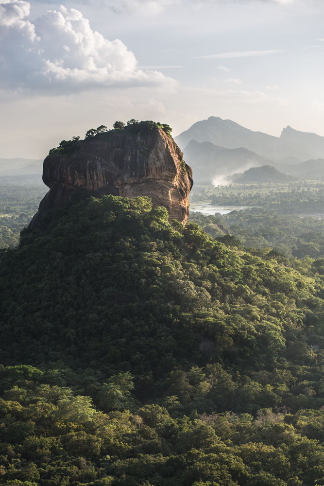 This is actually the ancient Rock Fortress of Sri Lanka!