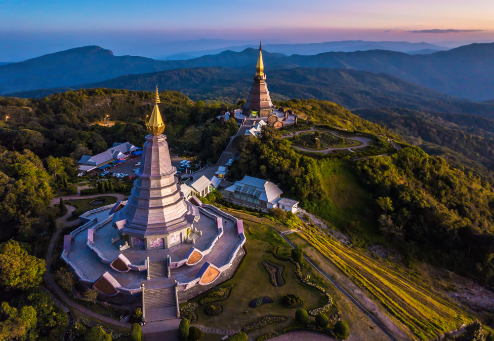  pagoda in Doi Inthanon National Park Chiang Mai,