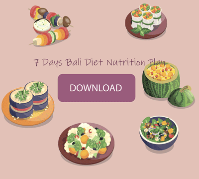 Bali diet nutrition plan