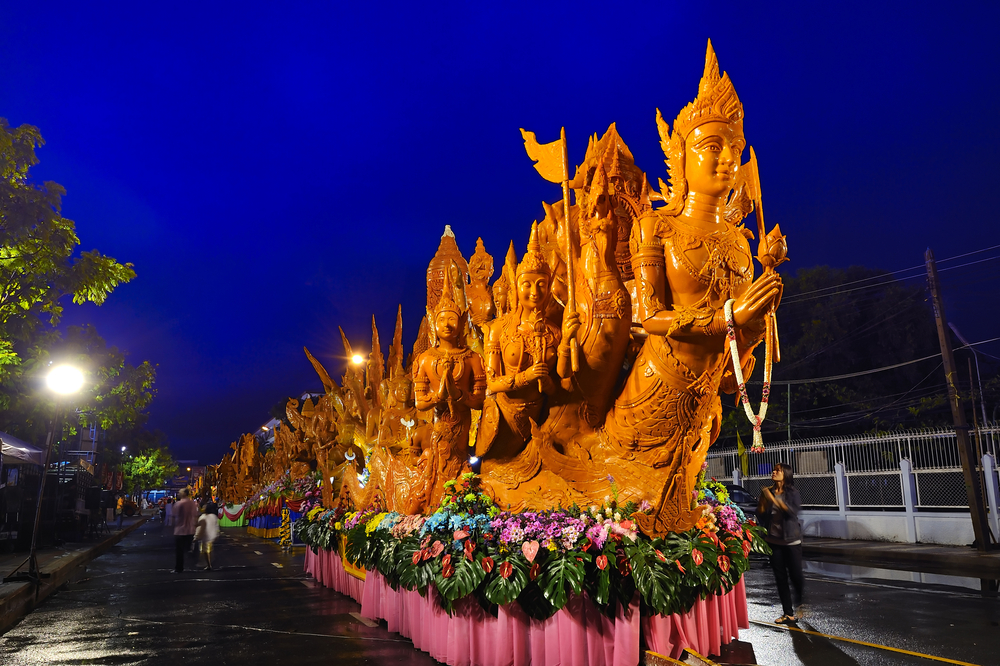 Ubon Ratchathani Candle Festival is sure to be one of the most unique family events and festivals in Thailand in 2019.