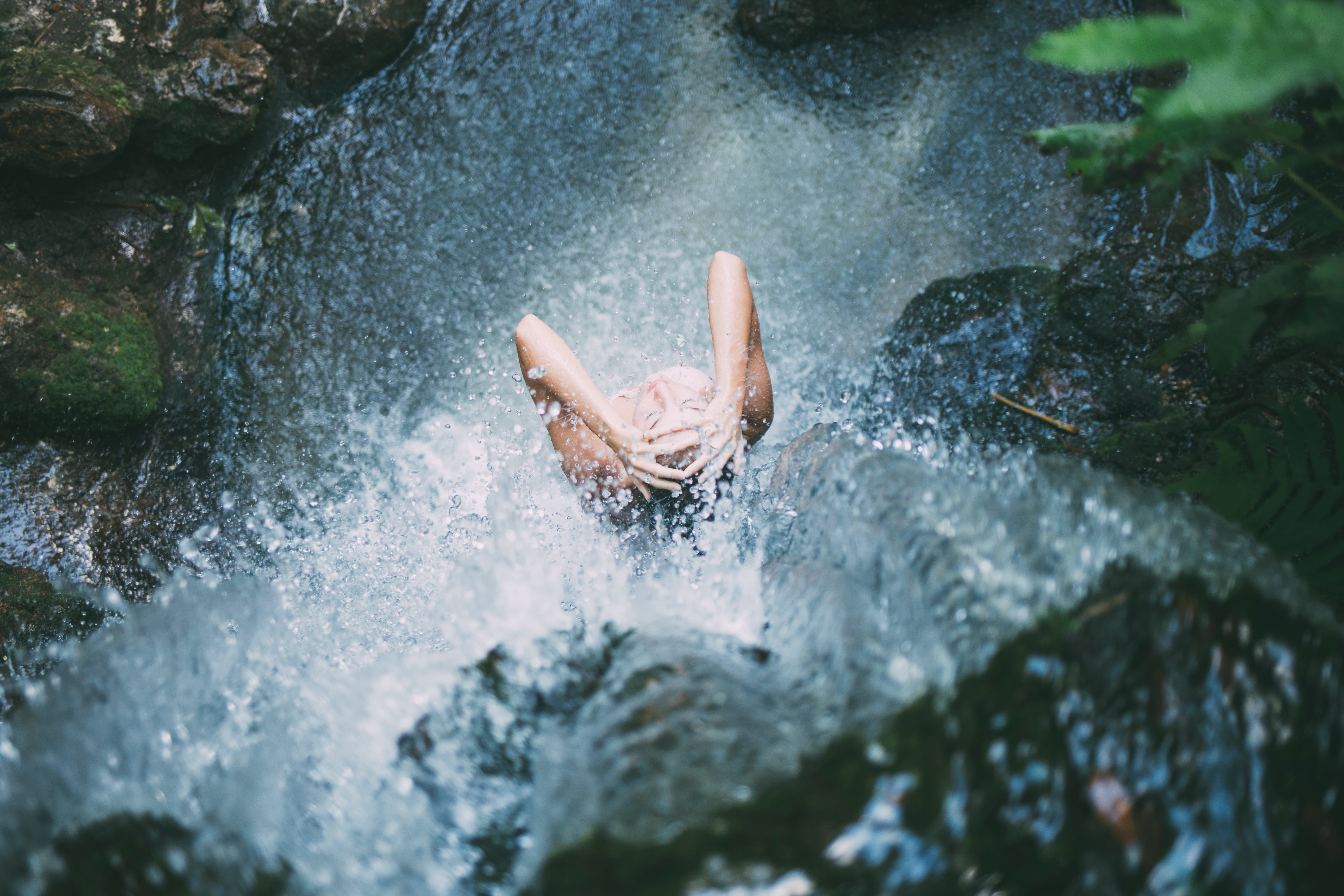 Take a dip in a hidden waterfall