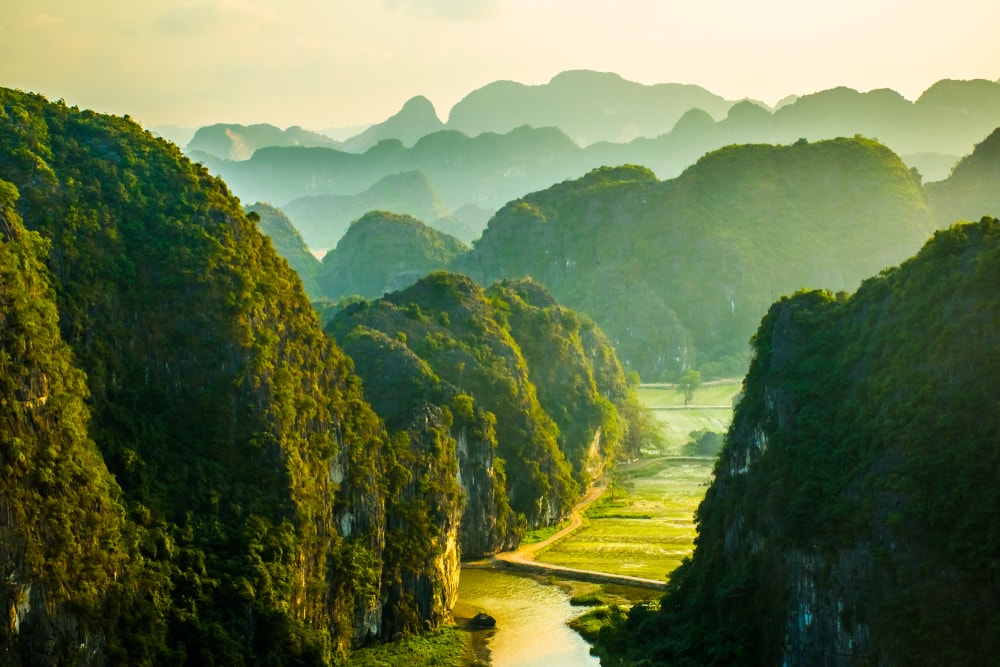 Ninh Binh is one of Vietnam's most beautiful spots.